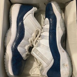 jordan 11 blue snake skin